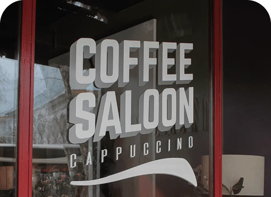 Custom window graphics installed on a Brisbane shopfront by SignArt